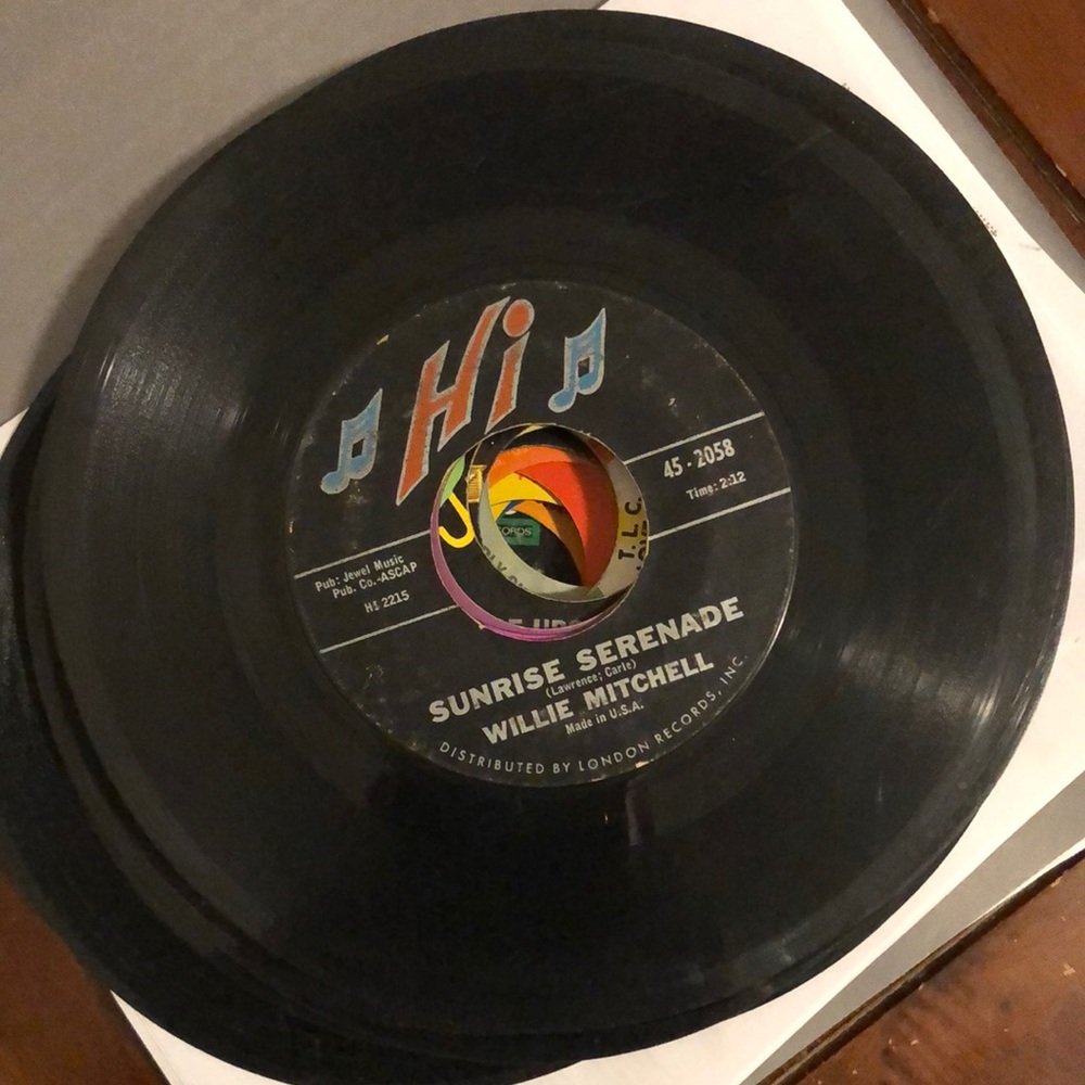 Willie Mitchell Easy Now Vinyl 45 Record '62